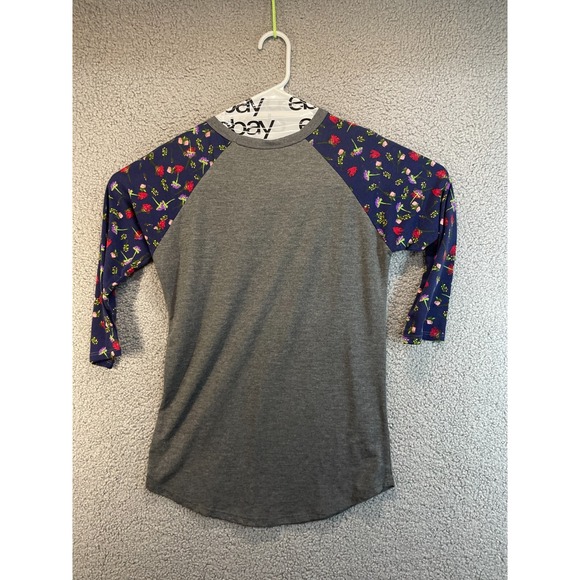 Shirt Short Sleeve LuLaRoe Women's XS Blue ‎ Tee Top - Picture 4 of 5